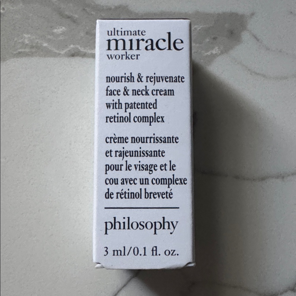 🌸5/$25🌸 Philosophy miracle worker nourish & rejuvenate face & neck cream